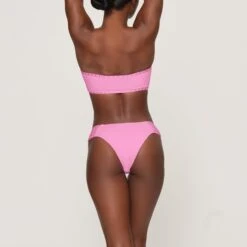 RHINESTONE BANDEAU BIKINI TOP | LIGHT PINK -SWIMwear Sale Store SKIMS BRA BT BAN 3183 GB LPK 0013