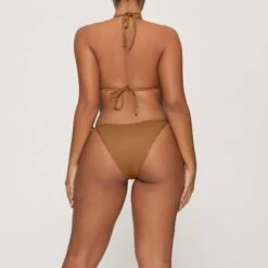 RHINESTONE TRIANGLE BIKINI TOP | ALMOND -SWIMwear Sale Store SKIMS BRA BT TRI 3182 GA ALM 0014