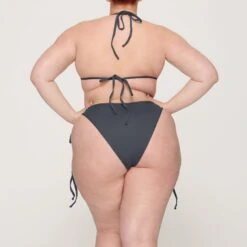 RHINESTONE TRIANGLE BIKINI TOP | GUNMETAL -SWIMwear Sale Store SKIMS BRA BT TRI 3182 GC GUN 0015