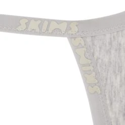 COTTON LOGO STRING THONG | LIGHT HEATHER GREY -SWIMwear Sale Store SKIMS COTTONLOGO LHG DT 556fd3af 6135 4735 acbb b43755492d13