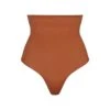EVERYDAY SCULPT HIGH-WAISTED THONG | BRONZE 2 EVERYDAY SCULPT HIGH-WAISTED THONG | BRONZE -SWIMwear Sale Store SKIMS EVERYDAYSCULPT PN THG 3150 BRZ
