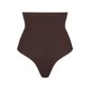 EVERYDAY SCULPT HIGH-WAISTED THONG | ESPRESSO -SWIMwear Sale Store SKIMS EVERYDAYSCULPT PN THG 3150 ESP