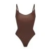 EVERYDAY SCULPT BODYSUIT | COCOA -SWIMwear Sale Store SKIMS EVERYDAYSCULPT SH BDY 2153 COA