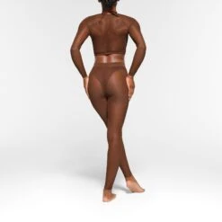 WARP KNIT COVER UP LONG SLEEVE CROPPED TOP | OXIDE -SWIMwear Sale Store SKIMS LOUNGEWEAR AP LGS 2117 OB OXD 0021 BK