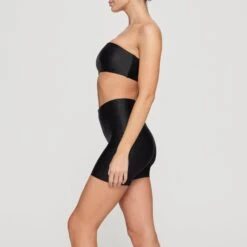 SHINE JERSEY BANDEAU | ONYX -SWIMwear Sale Store SKIMS LOUNGEWEAR BR BAN 3012 HD ONX 0011 SD