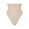 CORE CONTROL HIGH-WAISTED THONG | SAND 1 CORE CONTROL HIGH-WAISTED THONG | SAND -SWIMwear Sale Store SKIMS LOUNGEWEAR PN THG 3377 SND
