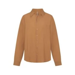COVER UP SHIRT | ALMOND