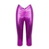 METALLIC SWIM V-WAIST PANT | DRAGON FRUIT