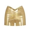 METALLIC SWIM V-WAIST SHORT | GOLD -SWIMwear Sale Store SKIMS METALLICSWIM BO SHO 2805 GOL