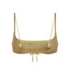 METALLIC SWIM MICRO SCOOP BIKINI TOP | GOLD -SWIMwear Sale Store SKIMS METALLICSWIM BT SCP 2802 GOL