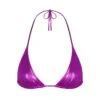 METALLIC SWIM SKIMPY TRIANGLE TOP | DRAGON FRUIT