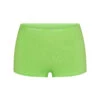 COTTON LOGO HOT PANT | NEON GREEN -SWIMwear Sale Store SKIMS PANTY BO SHO 2643 NGE