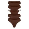 FITS EVERYBODY ESSENTIALS 5-PACK | COCOA -SWIMwear Sale Store SKIMS PANTY PN 5PK COAcopy