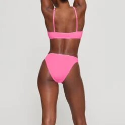 COTTON LOGO HIGH LEG BIKINI | SUGAR PINK -SWIMwear Sale Store SKIMS PANTY PN BIK 2003 HB PIN 0012 BK