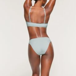 COTTON LOGO HIGH LEG BIKINI | FROST -SWIMwear Sale Store SKIMS PANTY PN BIK 2003 OB FRS 0018