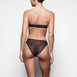ULTRA FINE MESH BIKINI | ONYX -SWIMwear Sale Store SKIMS PANTY PN BIK 2012 RC ONX 113 BK