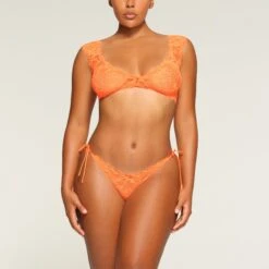 STRETCH LACE TIE SIDE BIKINI | NEON ORANGE -SWIMwear Sale Store SKIMS PANTY PN BIK 2970 MA NOG 1383 FR c95090ce 98ed 46d9 99cd 3fb578df556f