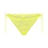 STRETCH LACE TIE SIDE BIKINI | YELLOW HIGHLIGHTER -SWIMwear Sale Store SKIMS PANTY PN BIK 2970 YWH