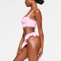 LOGO SHINE FLUTTER THONG | BABY PINK -SWIMwear Sale Store SKIMS PANTY PN BIK 3650 LB BBP 0007 SD