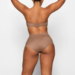 SMOOTHING HIGH-WAISTED BRIEF | SIENNA -SWIMwear Sale Store SKIMS PANTY PN BOY 2911 DA SIE 0022 BK