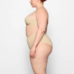 SMOOTHING HIGH-WAISTED BRIEF | SAND -SWIMwear Sale Store SKIMS PANTY PN BOY 2911 DC SND 0020 SD