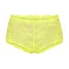 STRETCH LACE BOY SHORT | YELLOW HIGHLIGHTER -SWIMwear Sale Store SKIMS PANTY PN BOY 3583 YWH