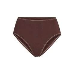 COTTON JERSEY FULL BRIEF | CHOCOLATE