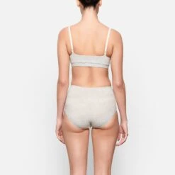 COTTON JERSEY FULL BRIEF 3-PACK | LIGHT HEATHER GREY -SWIMwear Sale Store SKIMS PANTY PN BRF 0751 CP HEG BK