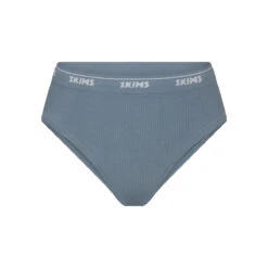 LOGO RIB HIGH LEG BIKINI | ARCTIC