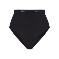 SEAMLESS SCULPT MID WAIST BRIEF | ONYX