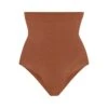SEAMLESS SCULPT HIGH-WAISTED BRIEF | BRONZE -SWIMwear Sale Store SKIMS PANTY PN BRF 3361 BRONZE