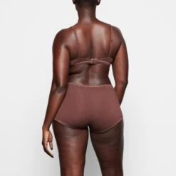 COTTON JERSEY BOY SHORT | CHOCOLATE -SWIMwear Sale Store SKIMS PANTY PN BYS 0273 FD CHO BK