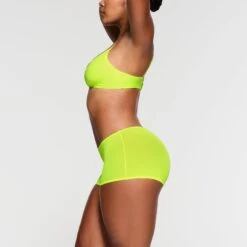FITS EVERYBODY BOY SHORT | GREEN HIGHLIGHTER -SWIMwear Sale Store SKIMS PANTY PN BYS 2030 NA GRH 008