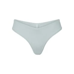 COTTON JERSEY DIPPED THONG | FROST
