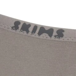 COTTON LOGO DIPPED THONG | SMOKE -SWIMwear Sale Store SKIMS PANTY PN DTH 2002 BBG32692