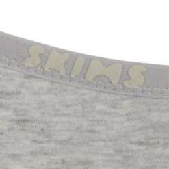 COTTON LOGO DIPPED THONG | LIGHT HEATHER GREY -SWIMwear Sale Store SKIMS PANTY PN DTH 2002 LHG DET