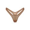 ULTRA FINE MESH MICRO DIPPED THONG | BRONZE