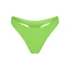 COTTON LOGO DIPPED THONG | NEON GREEN -SWIMwear Sale Store SKIMS PANTY PN DTH 2022 NGE