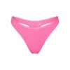 COTTON LOGO DIPPED THONG | SUGAR PINK