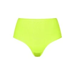FITS EVERYBODY HIGH-WAISTED THONG | GREEN HIGHLIGHTER