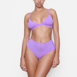FITS EVERYBODY HIGH-WAISTED THONG | ULTRA VIOLET -SWIMwear Sale Store SKIMS PANTY PN HWT 0418 IB UVT FR