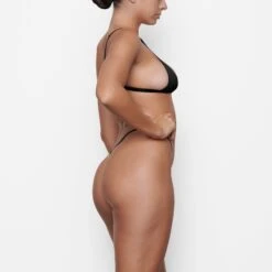 FITS EVERYBODY MICRO THONG | ONYX -SWIMwear Sale Store SKIMS PANTY PN MIC 0439 IB ONX SD