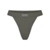 COTTON RIB THONG | JUNIPER -SWIMwear Sale Store SKIMS PANTY PN STT 0040 JUN