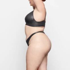LOGO MESH FOIL TRIANGLE BRALETTE | ONYX -SWIMwear Sale Store SKIMS PANTY PN THG 1976 SA ONX 0009 SD bc774f6f c6a2 47e0 8e49 46ff54712f2e