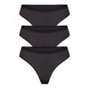 FITS EVERYBODY THONG 3-PACK | ONYX -SWIMwear Sale Store SKIMS PANTY PN THG 2028 3PK ONXcopy