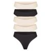 FITS EVERYBODY THONG MULTI 5-PACK | SAND MULTI