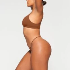 FITS EVERYBODY T-STRING THONG | BRONZE -SWIMwear Sale Store SKIMS PANTY PN THG 2070 KA BRZ 0011 SD