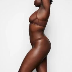 ULTRA FINE MESH THONG | MAHOGANY -SWIMwear Sale Store SKIMS PANTY PN THG 2167 RA MHG 018 SD