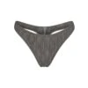 QUILTED THONG | GUNMETAL -SWIMwear Sale Store SKIMS PANTY PN THG 2518 GUN