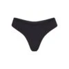 RAW EDGE THONG | ONYX